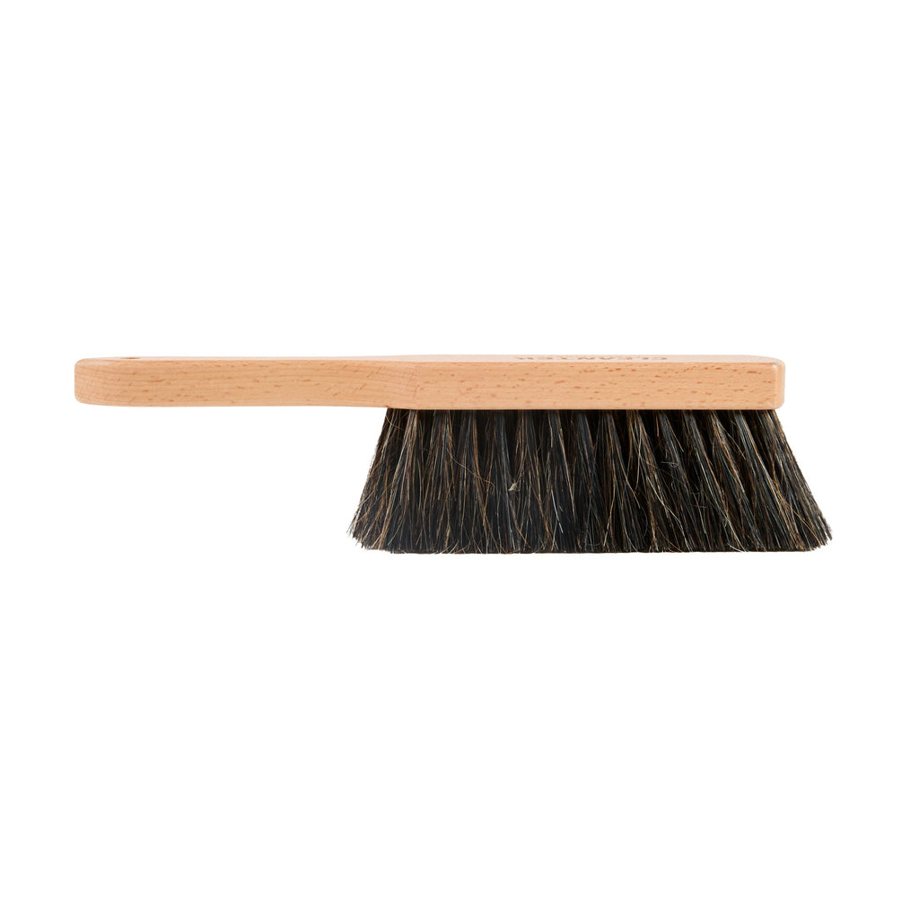 Clean Tek Professional 12" Wood Counter Brush - with Unflagged Horsehair Bristles - 1 count box