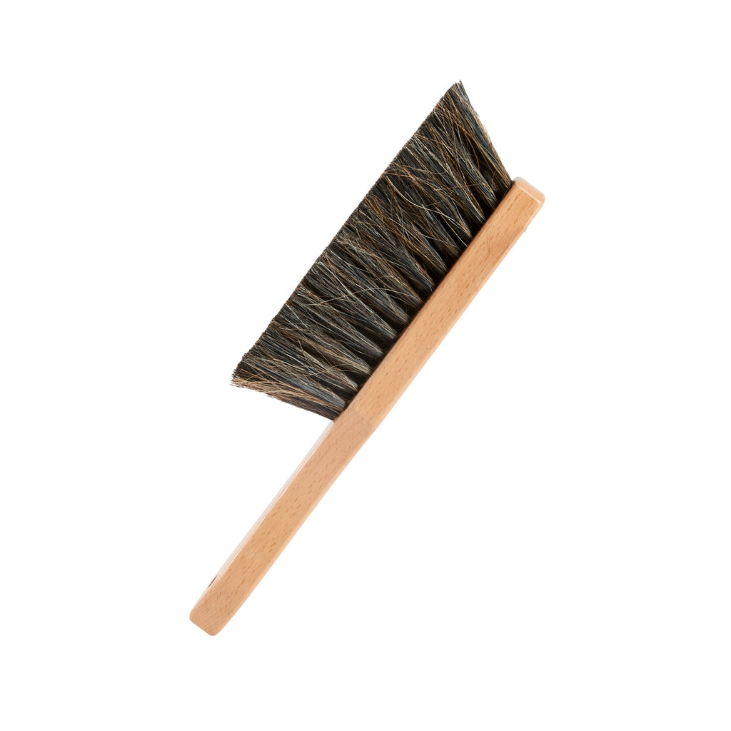 Clean Tek Professional 12" Wood Counter Brush - with Unflagged Horsehair Bristles - 1 count box