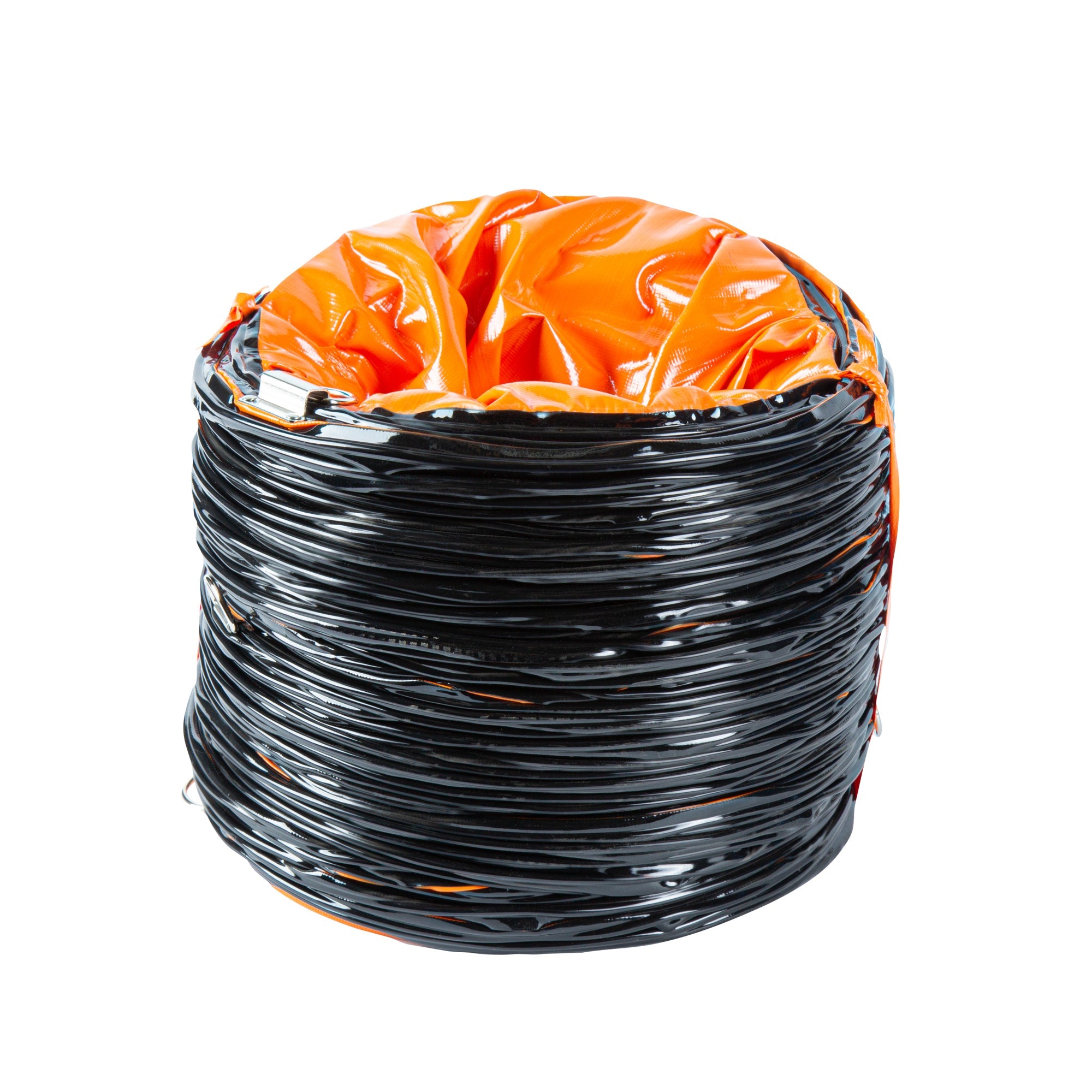 Wind Blade Orange PVC Ventilation Duct Hose - For 10" Ventilator Fan, Insulated, Extra Flexible - 9 3/4" x 25' - 1 count box