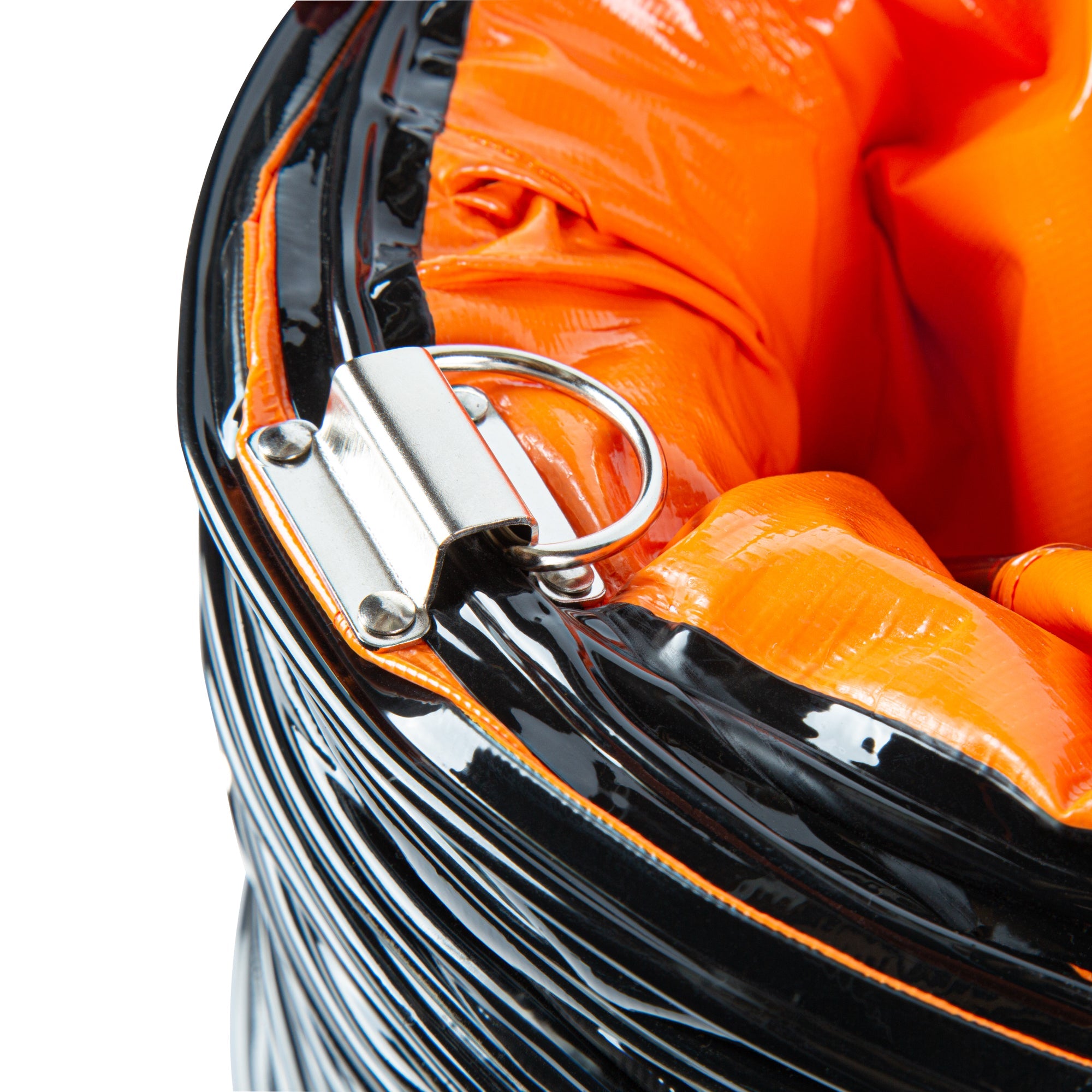 Wind Blade Orange PVC Ventilation Duct Hose - For 10" Ventilator Fan, Insulated, Extra Flexible - 9 3/4" x 25' - 1 count box