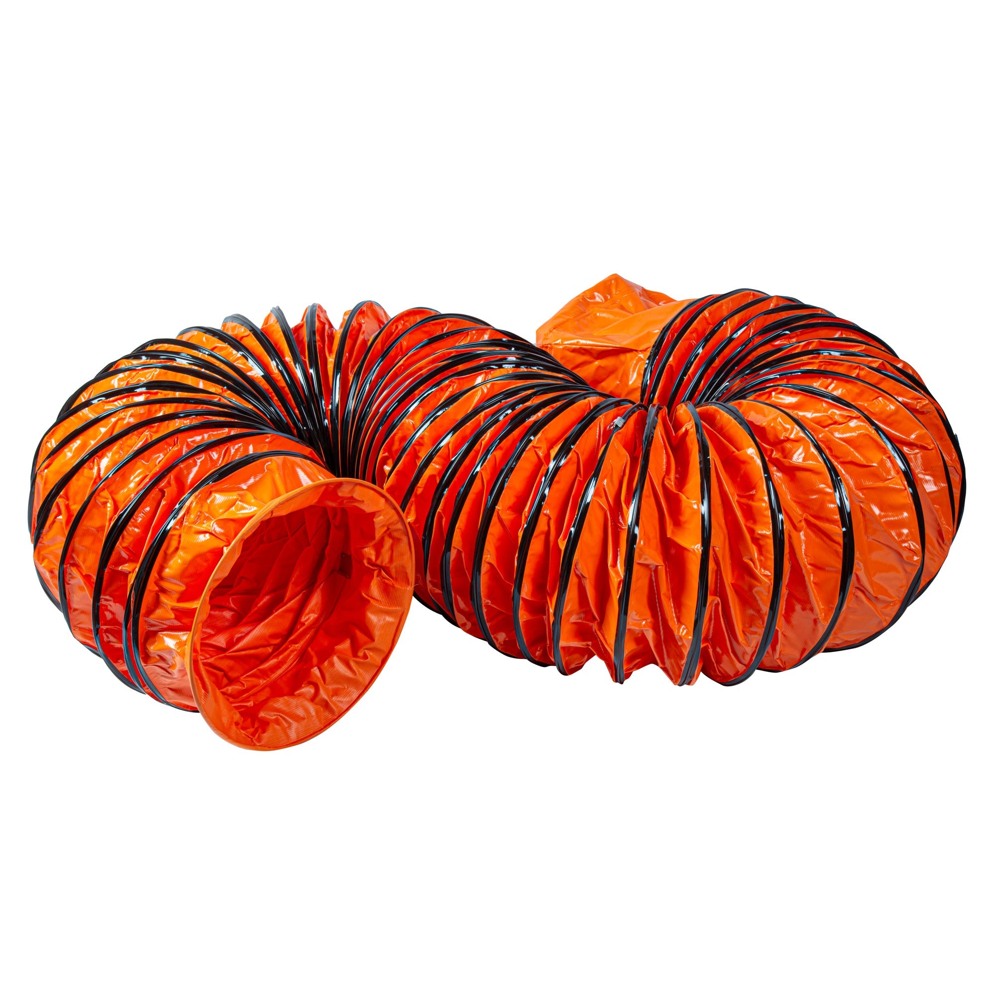 Wind Blade Orange PVC Ventilation Duct Hose - For 16" Ventilator Fan, Insulated, Extra Flexible - 15 3/4" x 25' - 1 count box