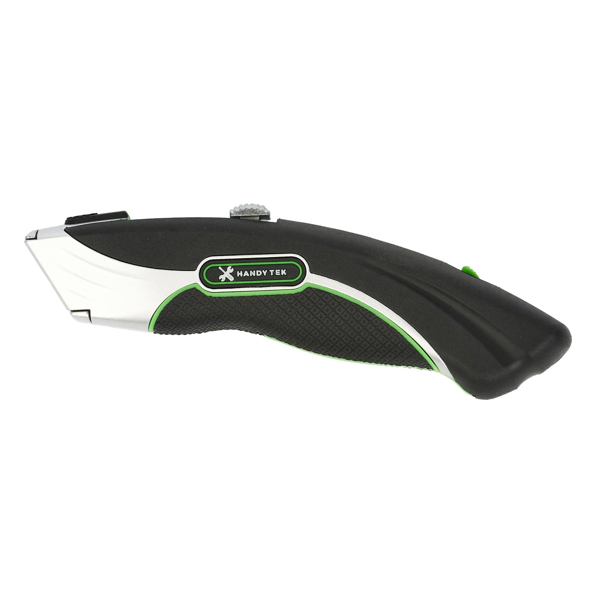 Handy Tek Black Dual Blade Utility Knife - Quick Change, Heavy Duty - 7" - 1 count box