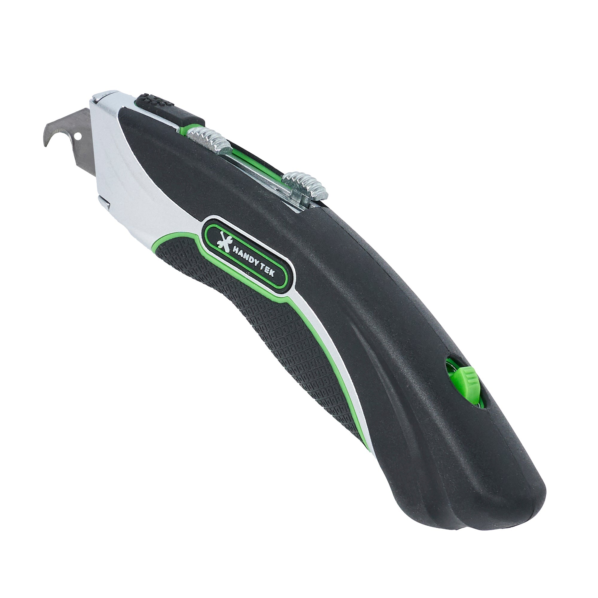 Handy Tek Black Dual Blade Utility Knife - Quick Change, Heavy Duty - 7" - 1 count box