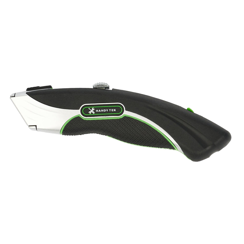 Handy Tek Black Dual Blade Utility Knife - Quick Change, Heavy Duty - 7" - 6 count box