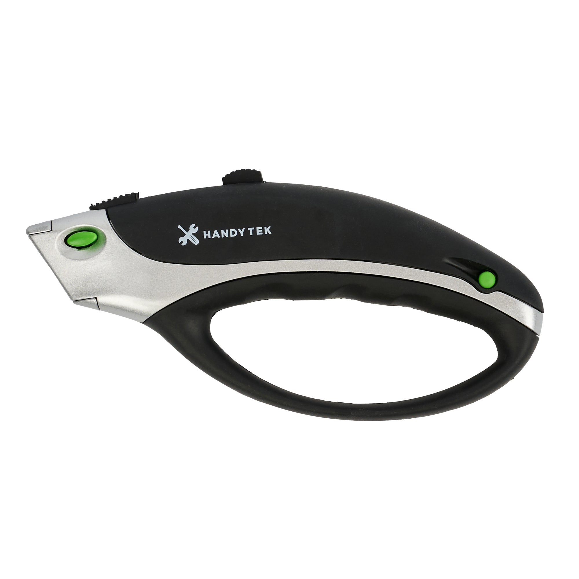 Handy Tek Black Safety Utility Knife - Quick Change, Heavy Duty - 6 3/4" - 1 count box