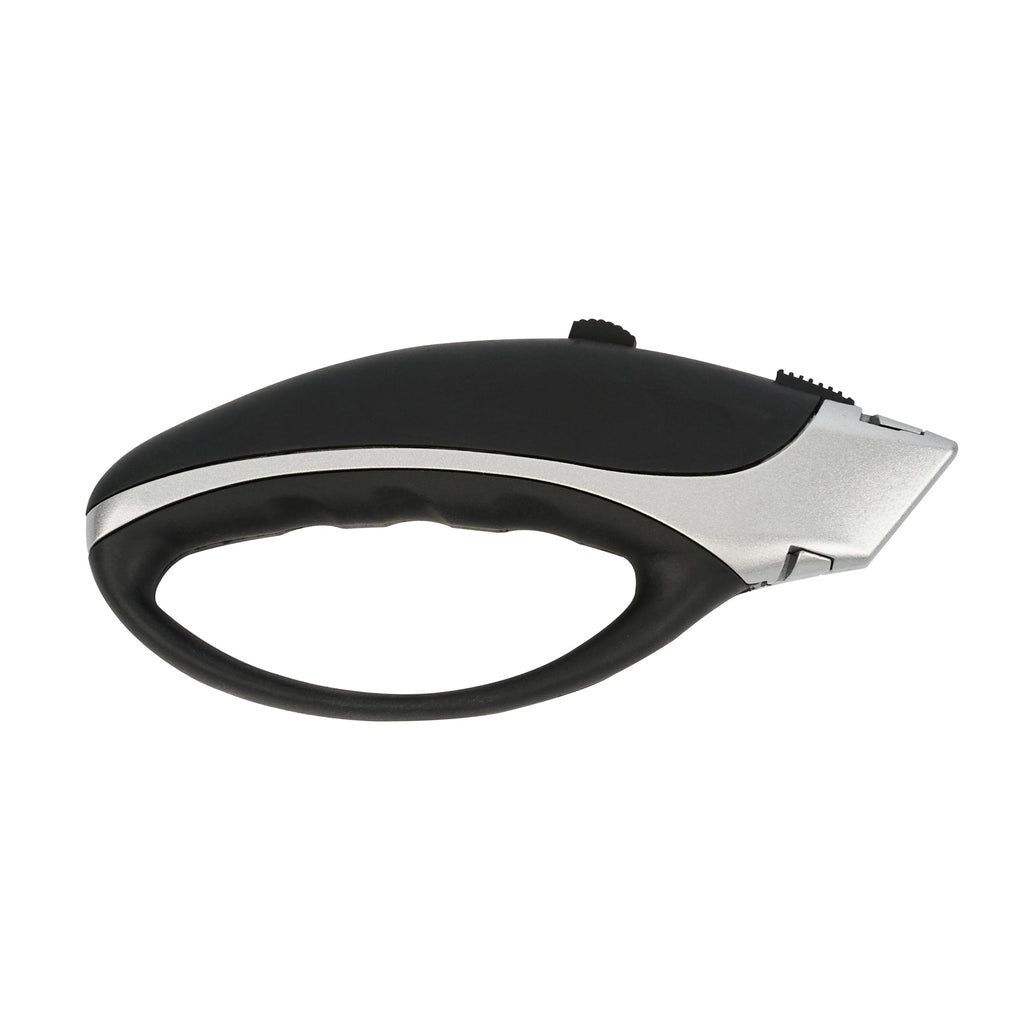 Handy Tek Black Safety Utility Knife - Quick Change, Heavy Duty - 6 3/4" - 1 count box