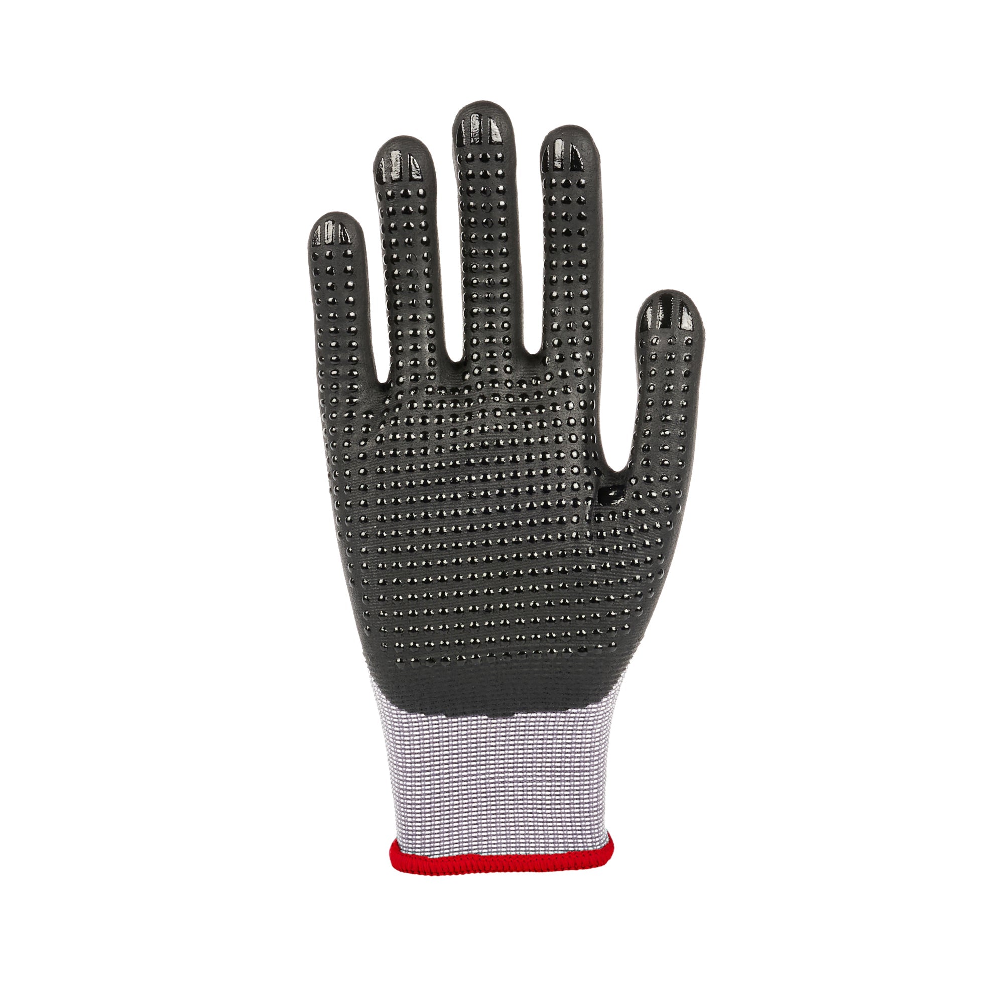Life Protector Gray Nylon / Spandex Small Work Gloves - with Ultra-Thin Foam Nitrile Palm Coating and Dots - Pair - 1 count box