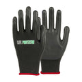Life Protector Black HPPE Nylon / Spandex Small Work Gloves - with Ultra-Thin Foam Nitrile Palm Coating, Cut-Resistant - Pair - 1 count box