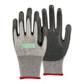 Life Protector Gray HPPE Polyester / Spandex Small Work Gloves - Ultra-Thin Foam Nitrile Palm Coating, Cut-Resistant - Pair - 10 count box