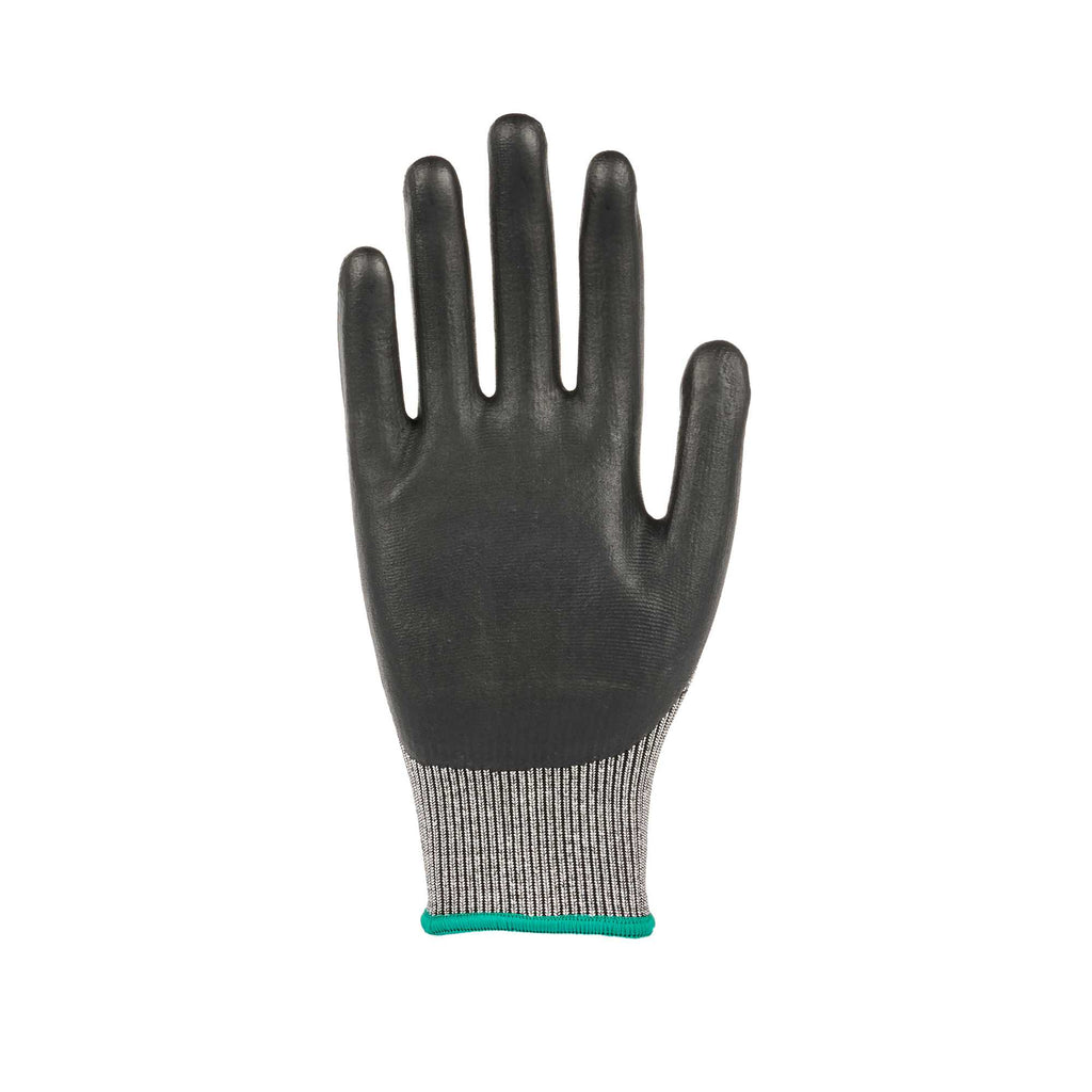 Life Protector Gray HPPE Polyester / Spandex Medium Work Gloves - Ultra-Thin Foam Nitrile Palm Coating, Cut-Resistant - Pair - 1 count box
