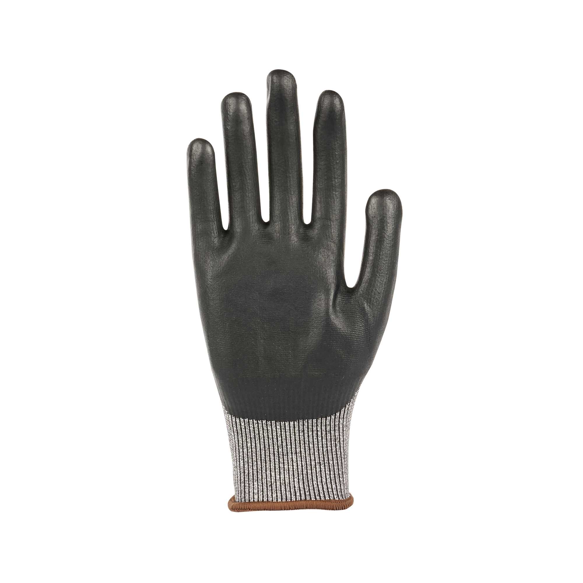 Life Protector Gray HPPE Polyester / Spandex Large Work Gloves - Ultra-Thin Foam Nitrile Palm Coating, Cut-Resistant - Pair - 1 count box