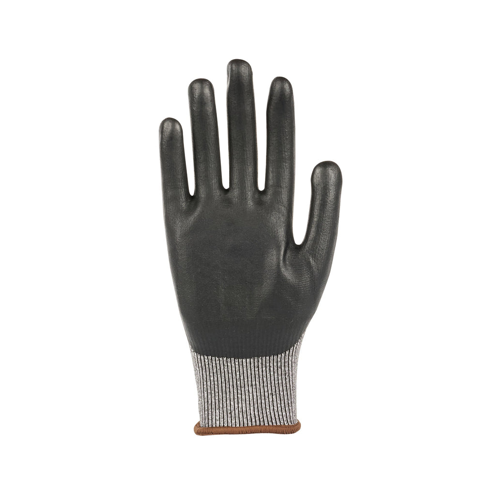 Life Protector Gray HPPE Polyester / Spandex Large Work Gloves - Ultra-Thin Foam Nitrile Palm Coating, Cut-Resistant - Pair - 10 count box