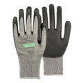 Life Protector Gray HPPE Polyester / Spandex Extra Large Work Gloves - with Foam Nitrile Palm Coating, Cut-Resistant - Pair - 10 count box