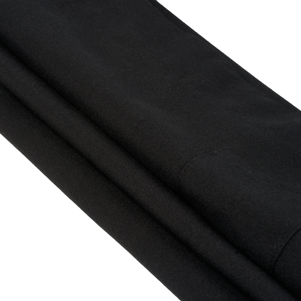 Chef 101 Black Standard Bib Apron - with 3 Pockets - 32 1/2'' x 27 1/2'' - 100 count box