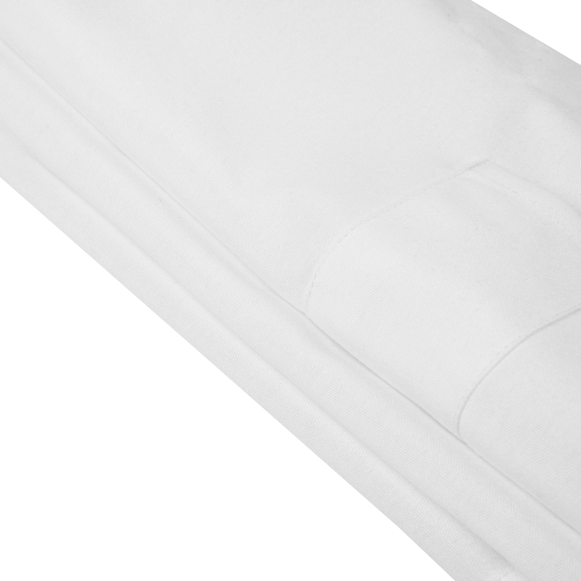 Chef 101 White Standard Bib Apron - with 3 Pockets - 32 1/2'' x 27 1/2'' - 100 count box