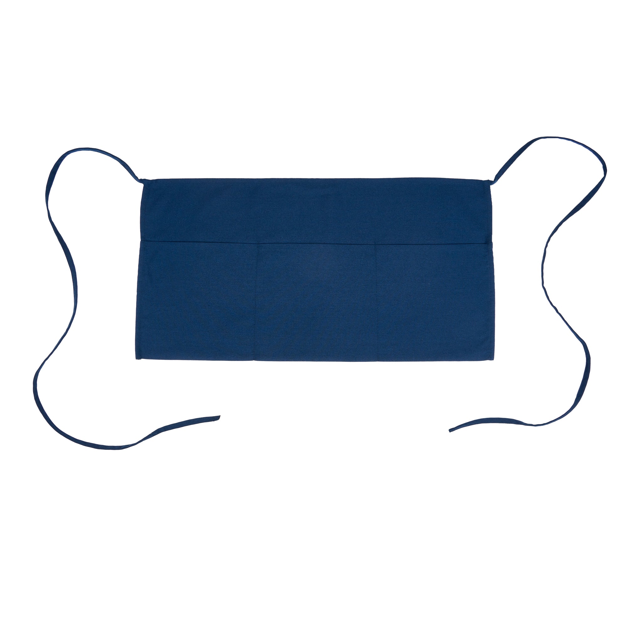 Chef 101 Blue Standard Waist Apron - with 3 Pockets - 24" x 12" - 1 count box