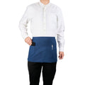 Chef 101 Blue Standard Waist Apron - with 3 Pockets - 24" x 12" - 100 count box