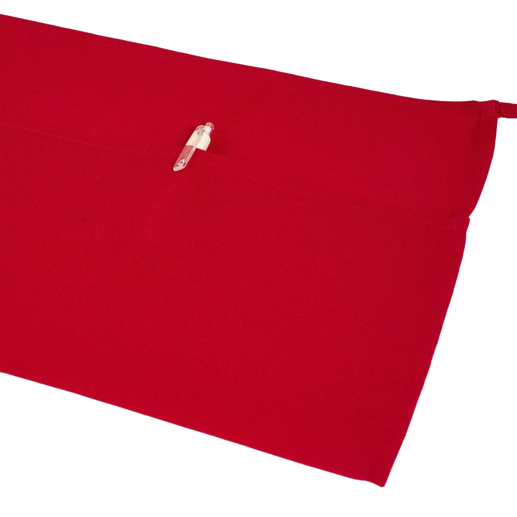Chef 101 Red Standard Waist Apron - with 3 Pockets - 24" x 12" - 100 count box