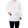 Chef 101 White Standard Waist Apron - with 3 Pockets - 24" x 12" - 1 count box