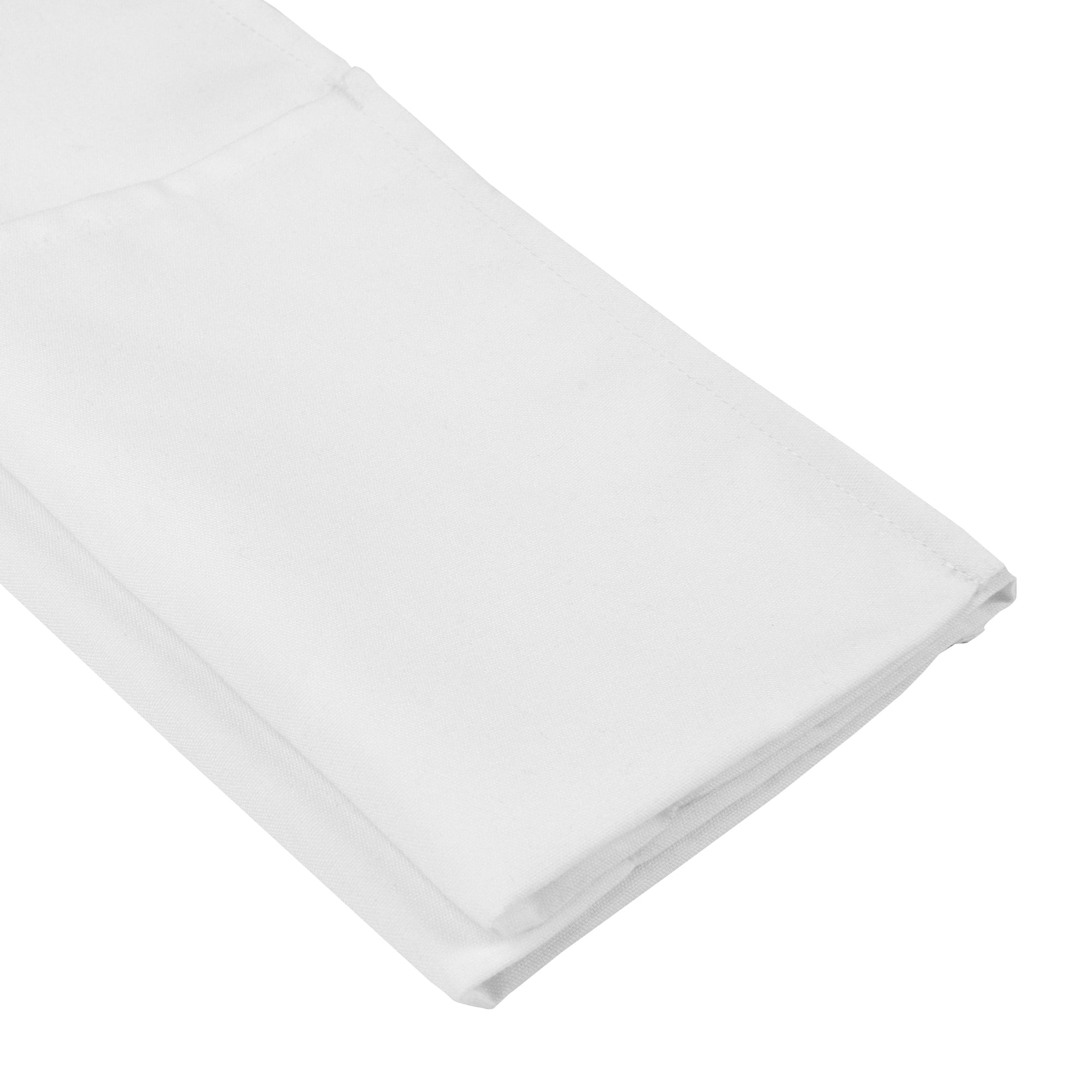 Chef 101 White Standard Waist Apron - with 3 Pockets - 24" x 12" - 100 count box