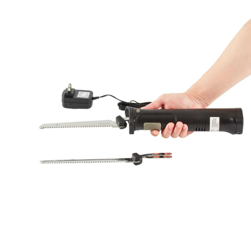 Kitchen Tek Cordless Electric Knife Set - with Lithium Ion Battery, 100-240V - 1 count box