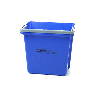 Clean Tek Professional 6 Qt Blue Cleaning Bucket - 9 1/4" x 7" x 8 3/4" - 1 count box