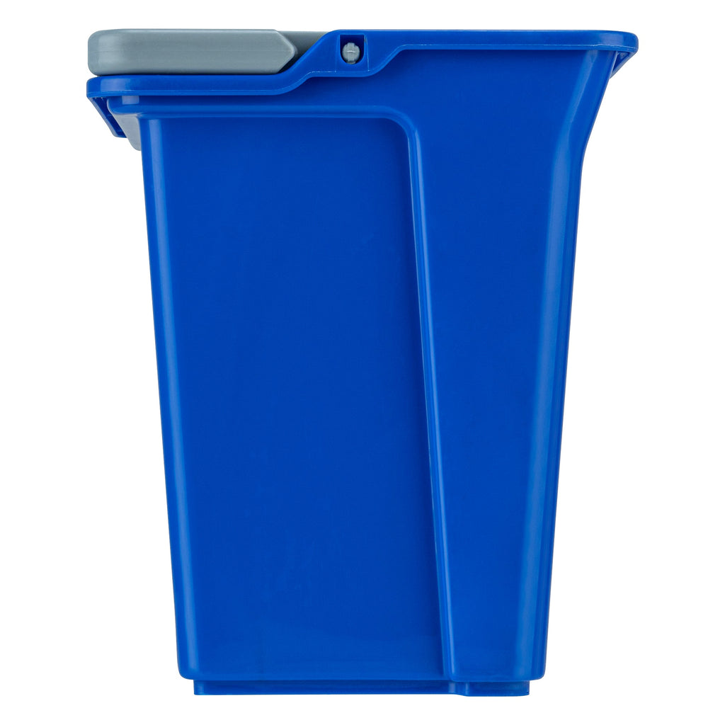 Clean Tek Professional 6 Qt Blue Cleaning Bucket - 9 1/4" x 7" x 8 3/4" - 1 count box