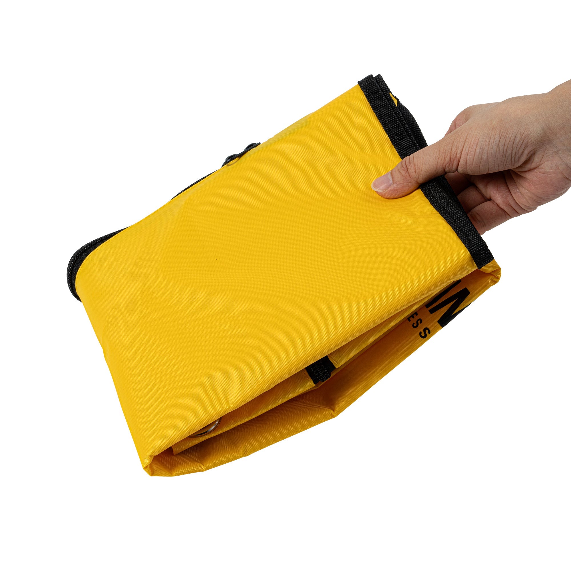 Clean Tek Professional 18 gal Yellow Plastic Bag - for 3-Shelf Janitor Cart, with Zipper - 1 count box