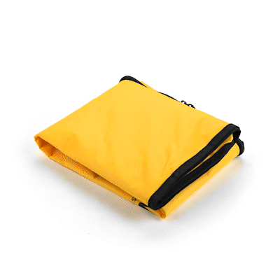 Clean Tek Professional 18 gal Yellow Plastic Bag - for 3-Shelf Janitor Cart, with Zipper - 1 count box