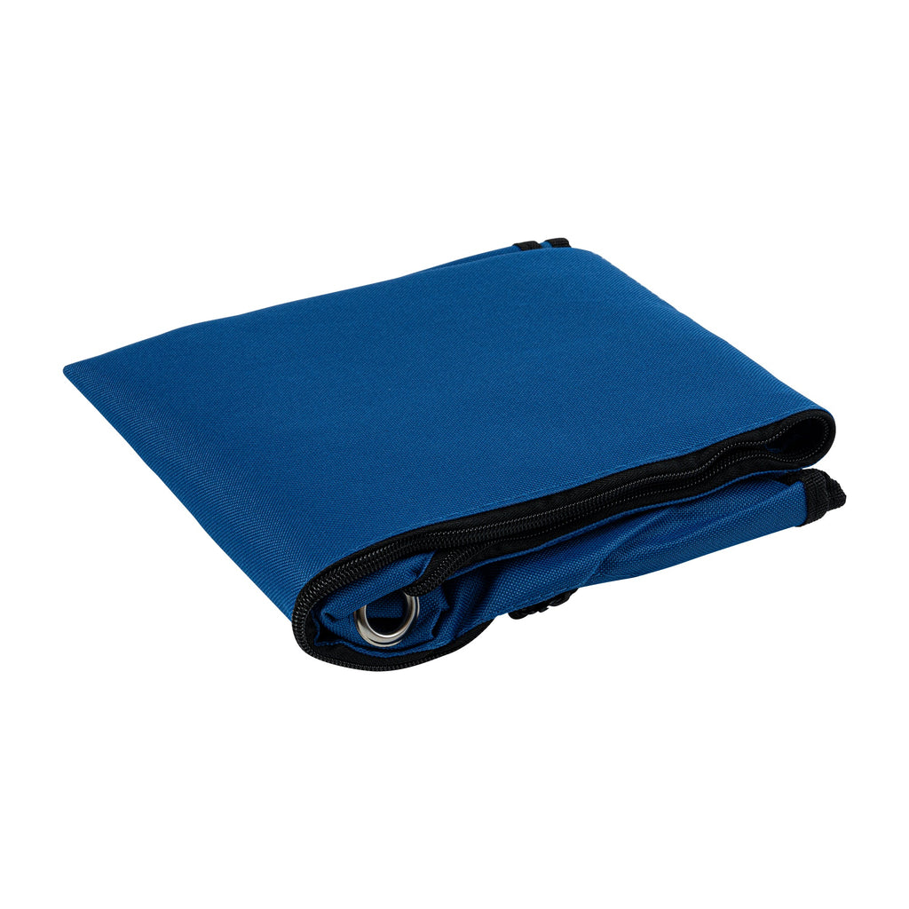 Clean Tek Professional Blue Plastic Bag - with Zipper, for Heavy Duty 3-Shelf Janitor Cart - 1 count box