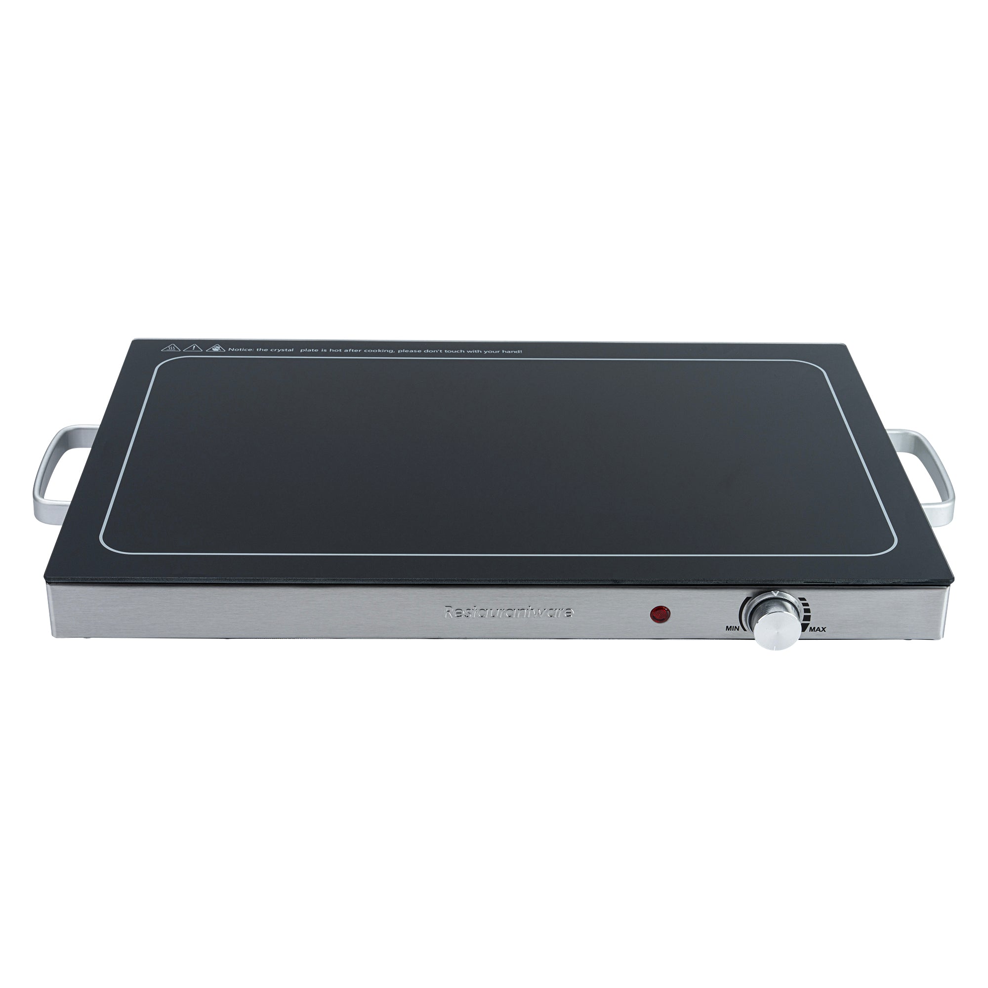 Kitchen Tek Stainless Steel Warming Tray - 120V, with Adjustable Temperature Control - 24 3/4" x 15" - 1 count box