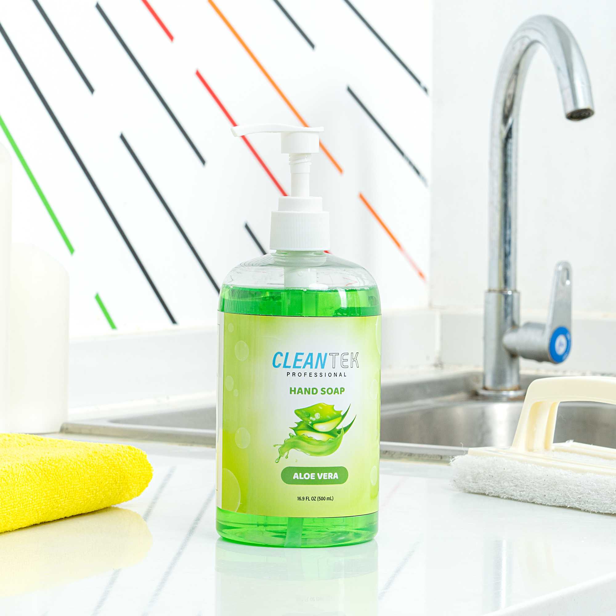 Clean Tek Professional 16.9 fl. oz Liquid Hand Soap - Aloe Vera - 1 count box