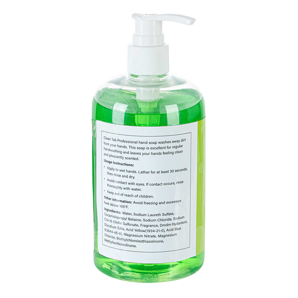 Clean Tek Professional 16.9 fl. oz Liquid Hand Soap - Aloe Vera - 24 count box
