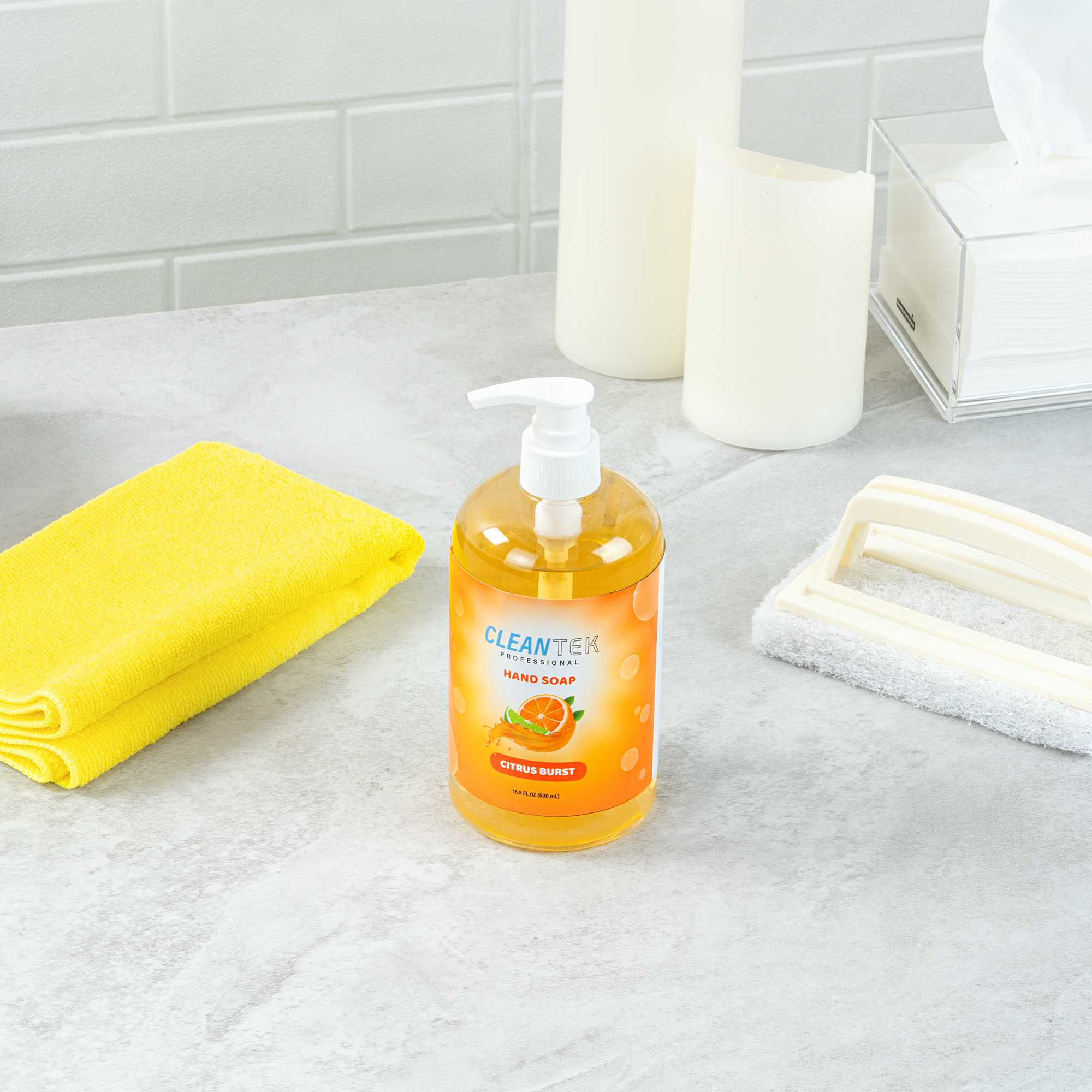 Clean Tek Professional 16.9 fl. oz Liquid Hand Soap - Citrus Burst - 1 count box