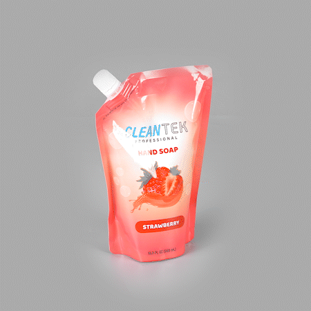 Clean Tek Professional 16.9 fl. oz Liquid Hand Soap Refill - Strawberry - 24 count box