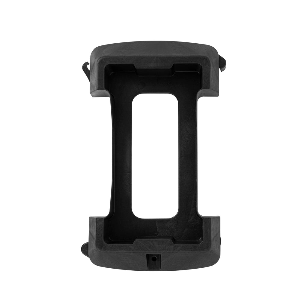 Clean Tek Professional Black Trainable Dolly - Fits 15 / 23 gal Slim Trash Can - 1 count box