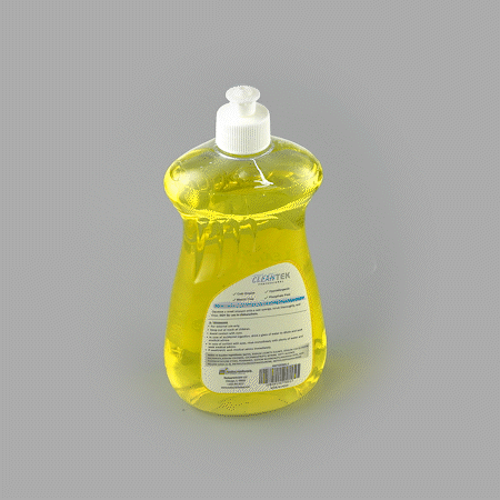 Clean Tek Professional 20.3 fl. oz Dishwashing Liquid - Ultra Concentrated, OXY Power, Lemon Scent - 1 count box