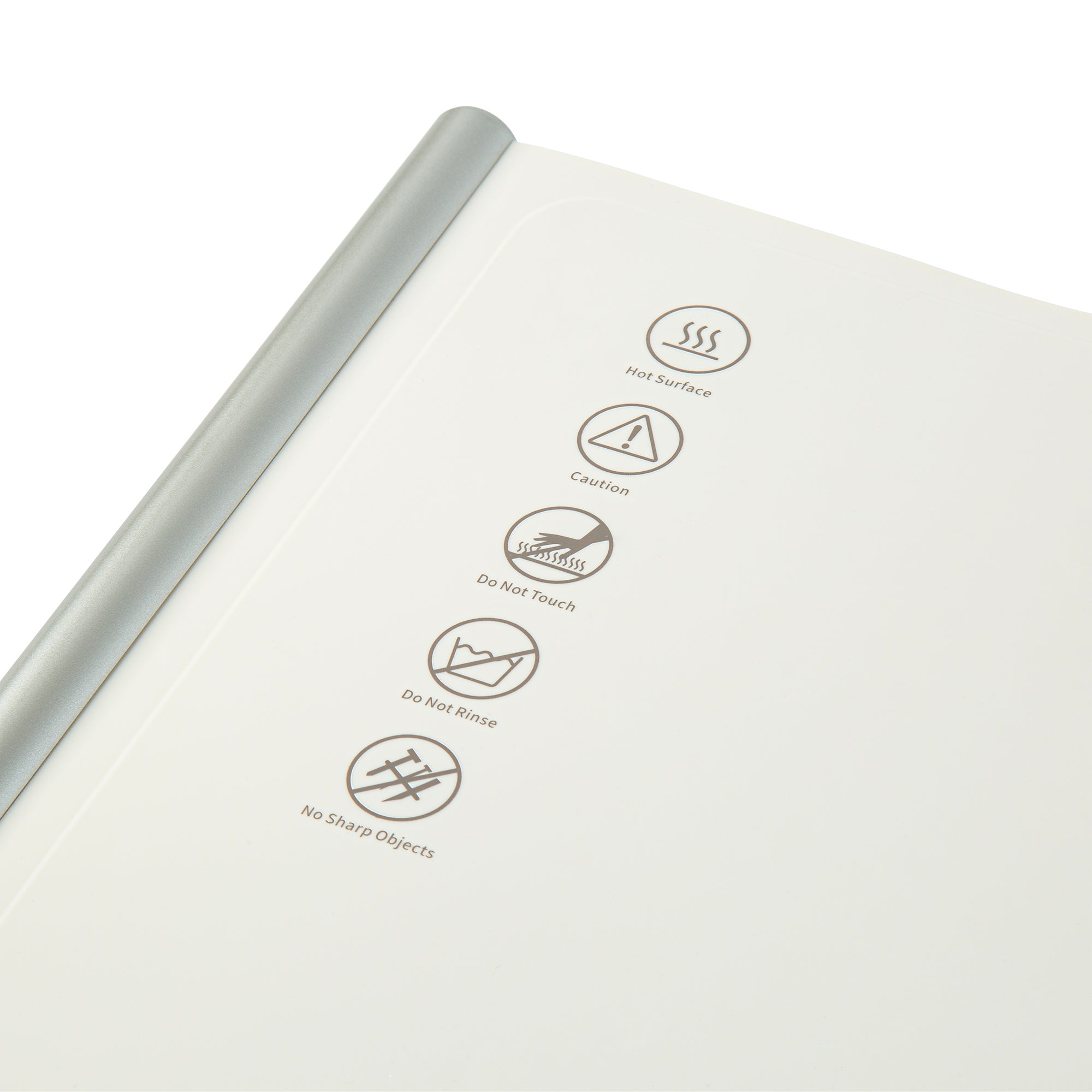 Kitchen Tek Beige Silicone Food Warmer Mat - 120V, Adjustable Temperature, Roll Up - 26 1/4" x 16 3/4" x 1" - 1 count box