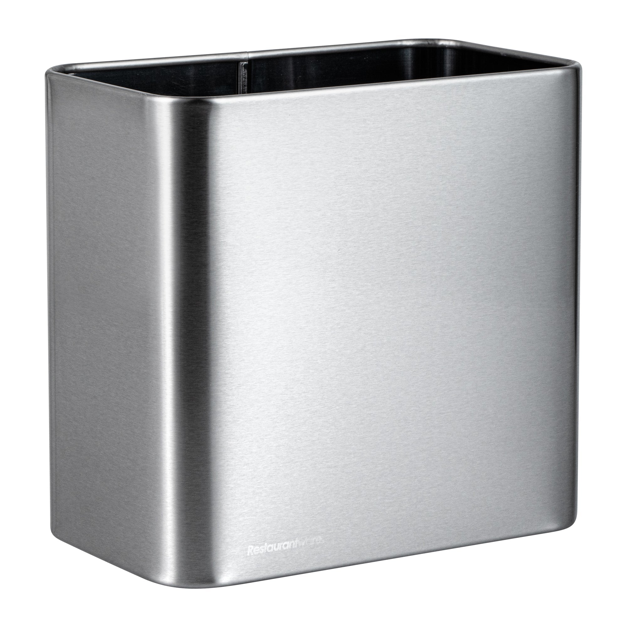 Met Lux Stainless Steel Knife and Utensil Holder - with Drip Tray - 7 3/4" x 4 3/4" x 7 3/4" - 1 count box