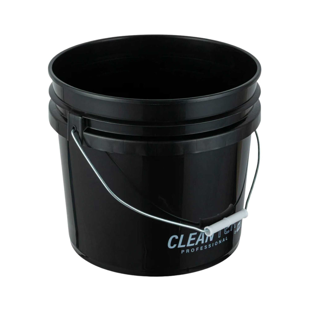 Clean Tek Professional 3.5 gal Round Black Plastic Pail - 12 1/4" x 12 1/4" x 10 3/4" - 1 count box