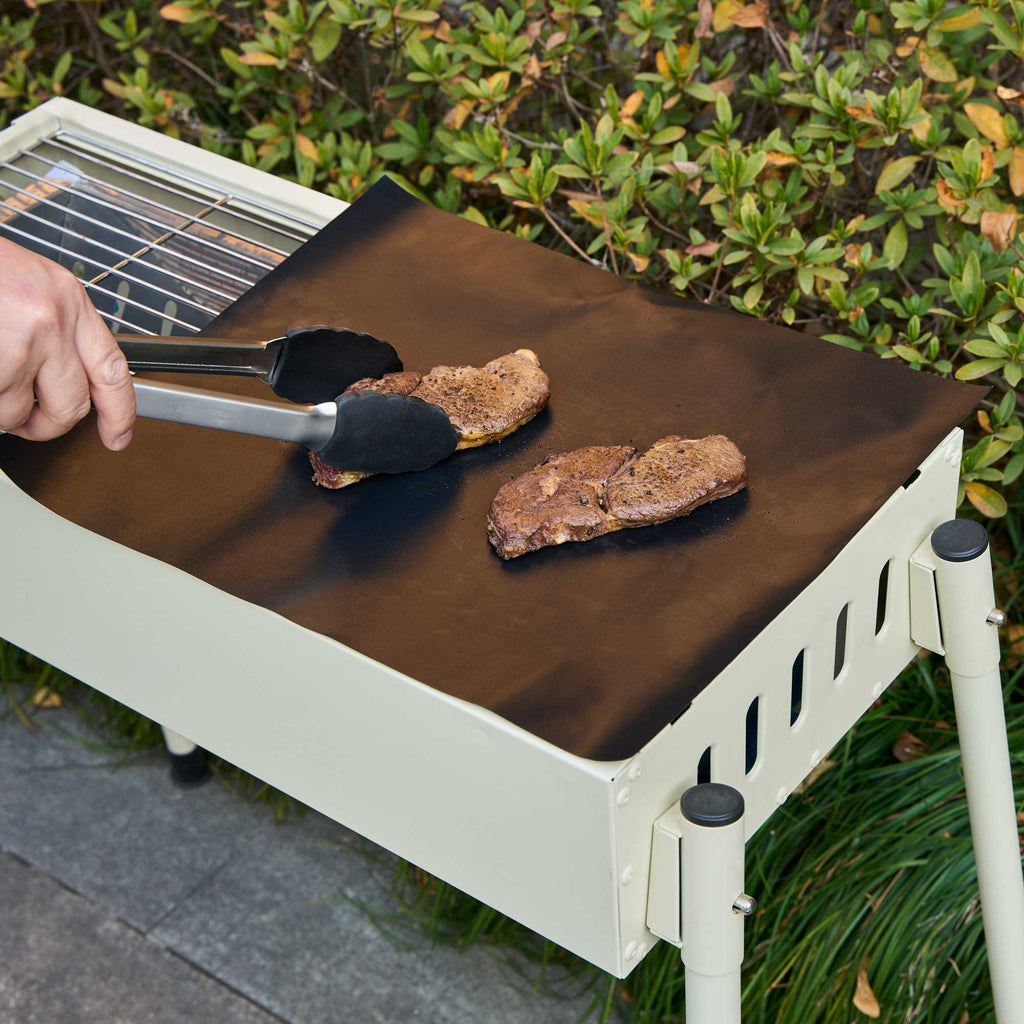 Met Lux Rectangle Fiberglass Reusable Grill Mesh Mat - Non-Stick - 11 3/4" x 15 3/4" - 5 count box