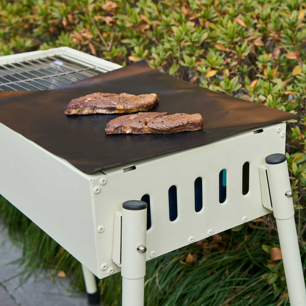 Met Lux Rectangle Fiberglass Reusable Grill Mesh Mat - Non-Stick - 11 3/4" x 15 3/4" - 5 count box