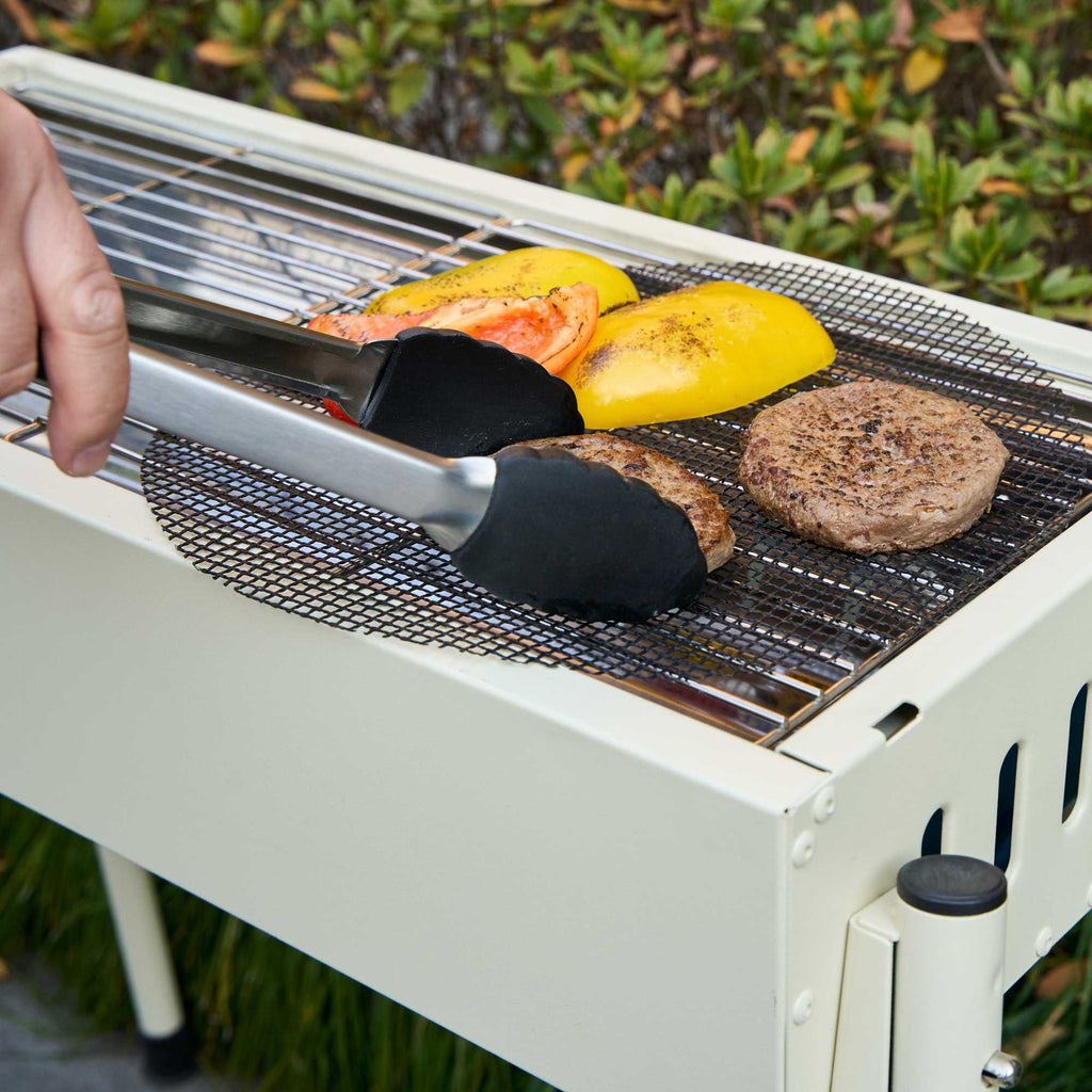 Met Lux Round Fiberglass Reusable Grill Mesh Mat - Non-Stick - 11 3/4" x 11 3/4" - 5 count box