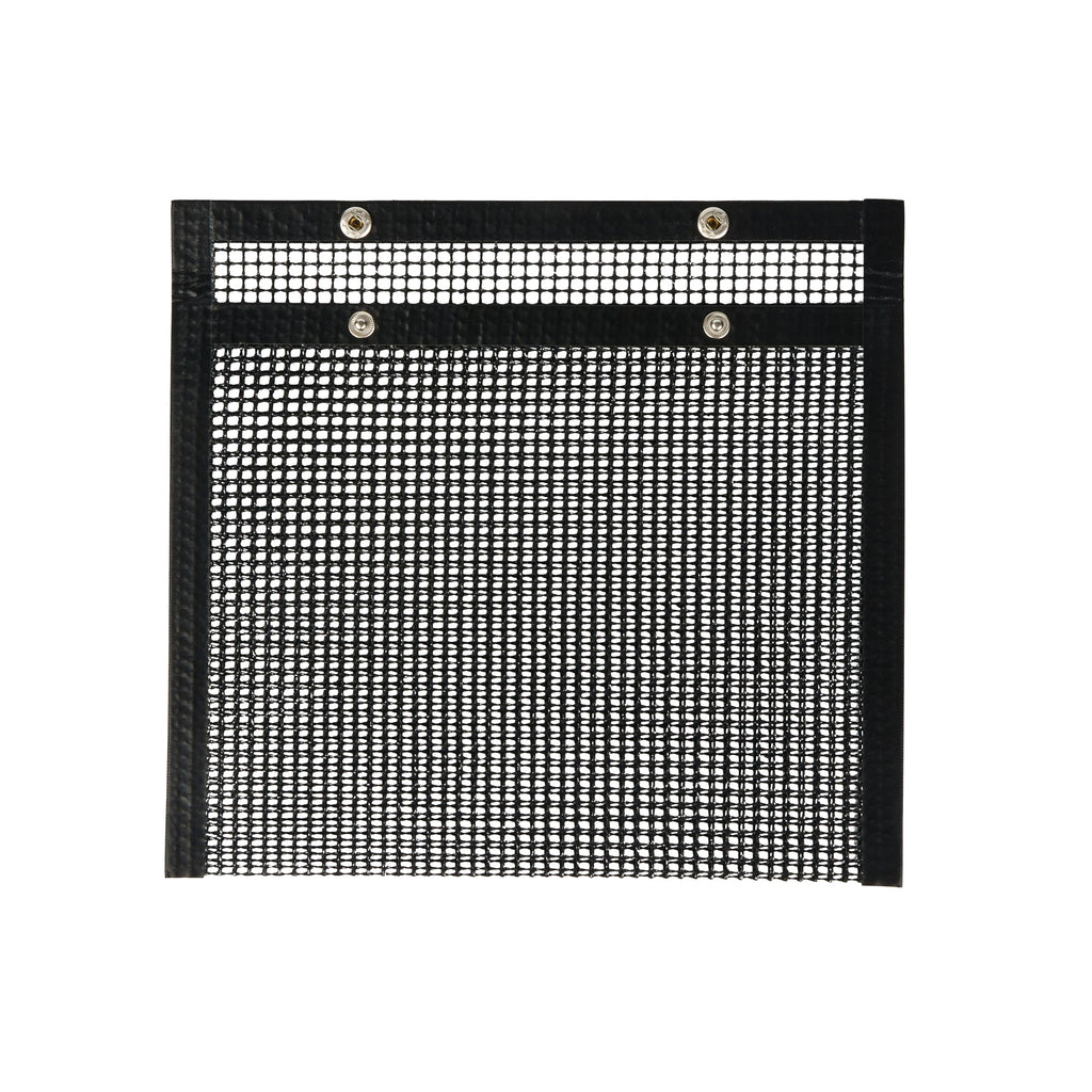 Met Lux Rectangle Black PTFE Mesh Grill Bag - Non-Stick - 8 3/4" x 10 1/2" - 2 count box