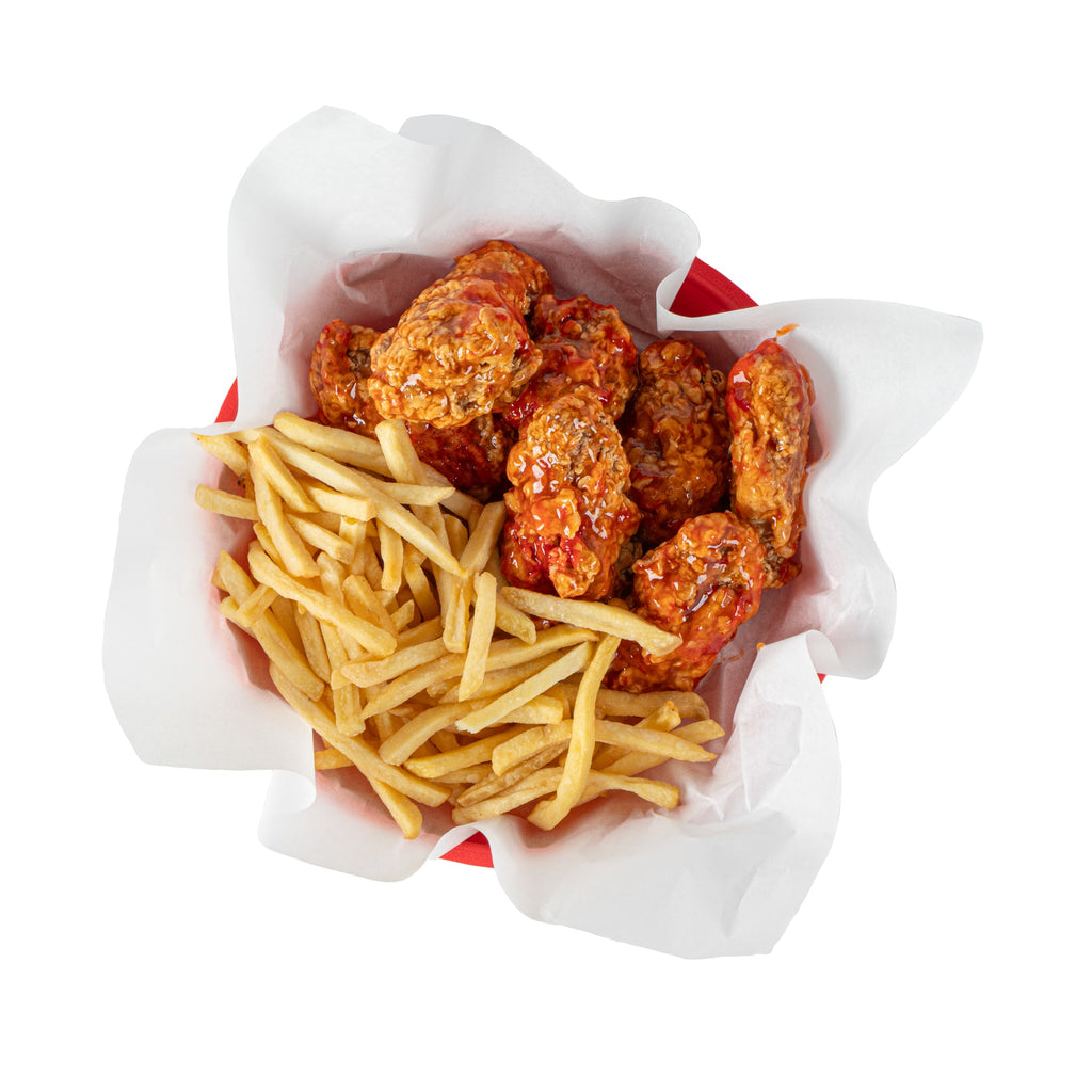 Chef 101 Round Red Plastic Diner Platter - with Base - 8 3/4" x 8 3/4" x 1 3/4" - 100 count box