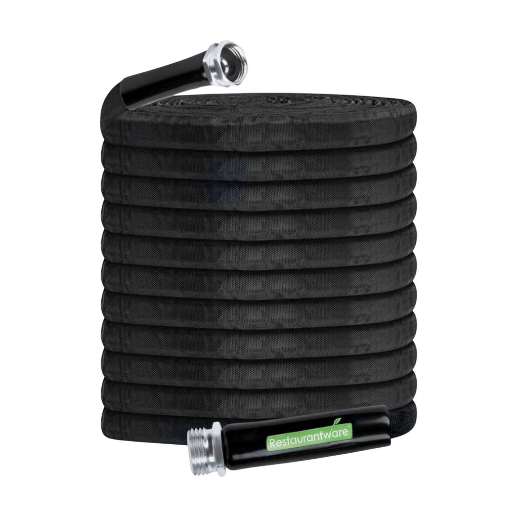 Handy Tek Black Fabric Garden Hose - Lightweight, Kink-Free, Flexible - 25' - 1 count box