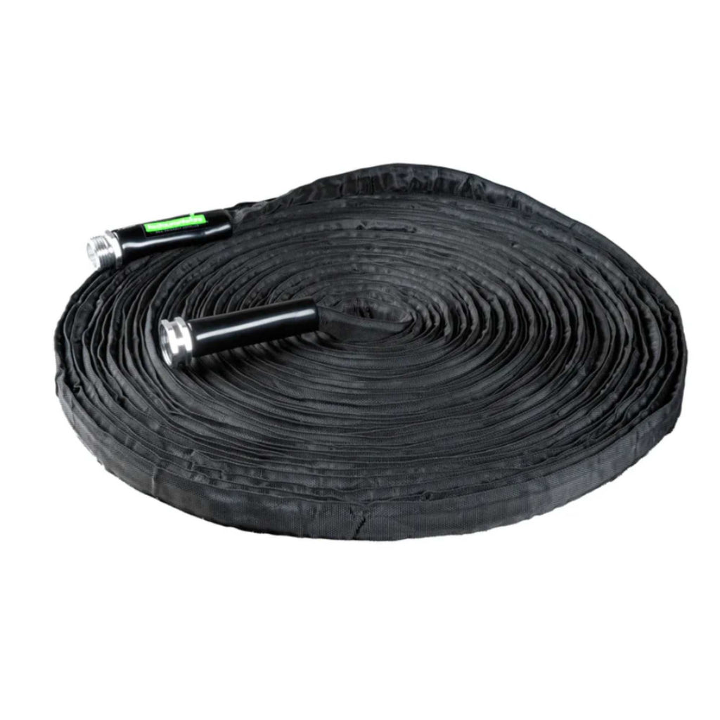 Handy Tek Black Fabric Garden Hose - Lightweight, Kink-Free, Flexible - 100' - 1 count box