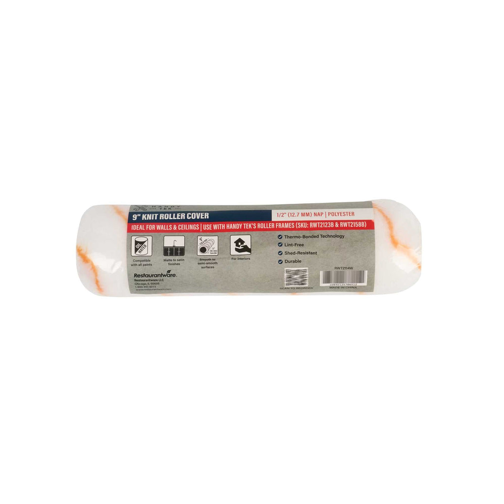Handy Tek Knit Roller Cover - Shed-Resistant, with 1/2" Nap - 9" - 1 count box