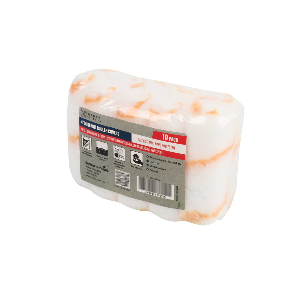 Handy Tek Knit Roller Cover - Shed-Resistant, with 1/2" Nap - 4" - 240 count box