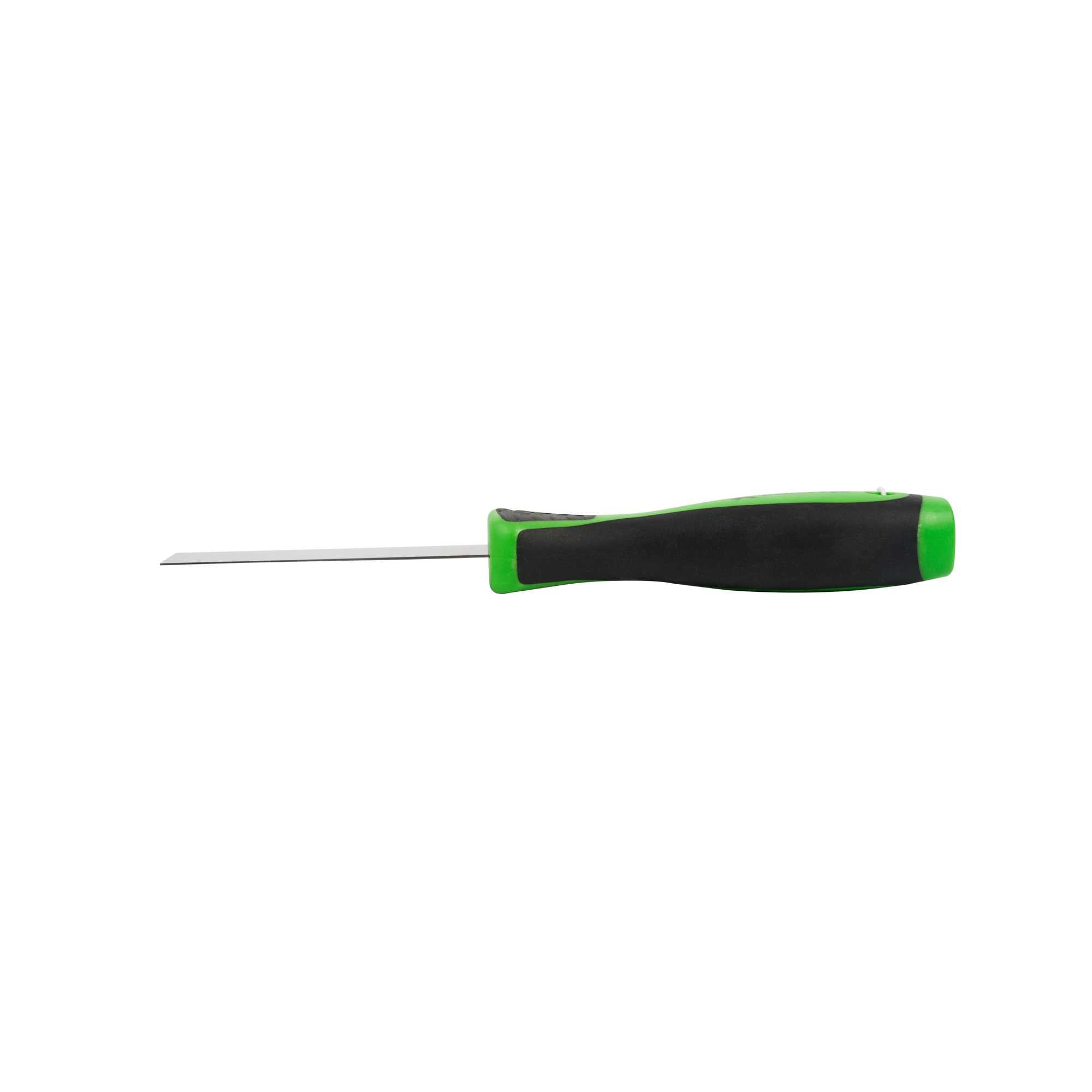 Handy Tek Carbon Steel Putty Knife - Flexible, Soft Grip Handle - 1" - 24 count box